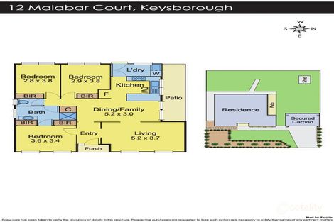 Property photo of 12 Malabar Court Keysborough VIC 3173