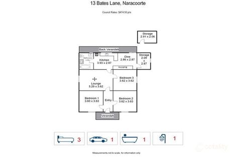 Property photo of 13 Bates Lane Naracoorte SA 5271