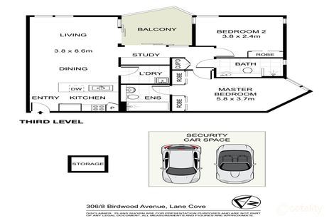 Property photo of 306/8 Birdwood Avenue Lane Cove NSW 2066