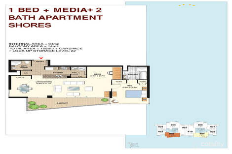 1009/1 Como Cres, Southport, QLD 4215