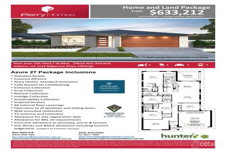 Lot 1112 Ridgeview Dr, Cliftleigh, NSW 2321