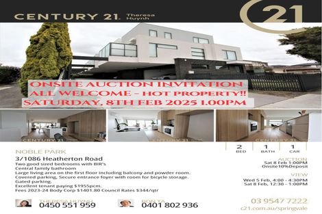 3/1086 Heatherton Rd, Noble Park, VIC 3174