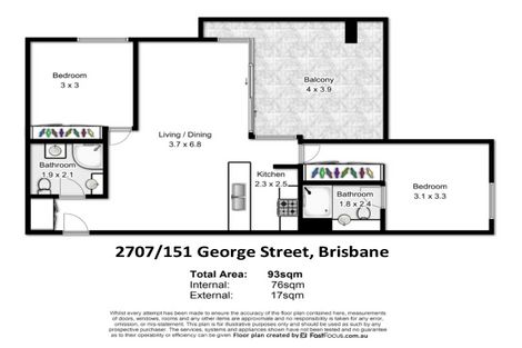 Property photo of 2707/151 George Street Brisbane City QLD 4000