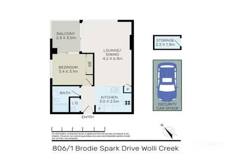 Property photo of 806/1 Brodie Spark Drive Wolli Creek NSW 2205