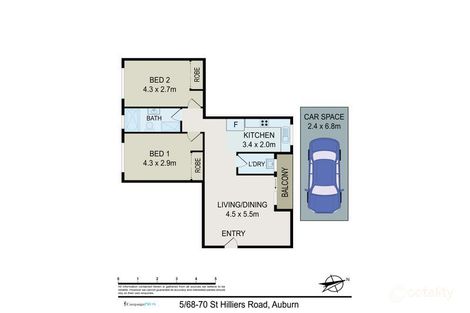 Property photo of 5/68-70 St Hilliers Road Auburn NSW 2144