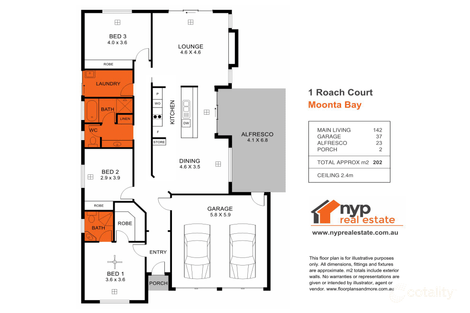 1 Roach Ct, Moonta Bay, SA 5558