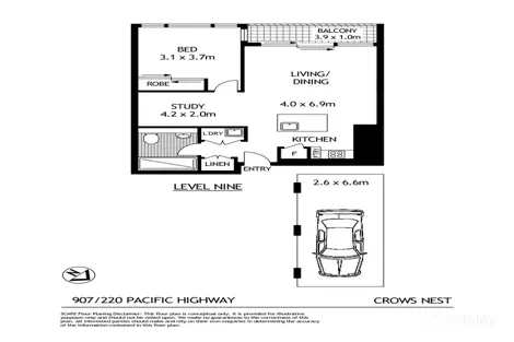 Property photo of 907/220 Pacific Highway Crows Nest NSW 2065