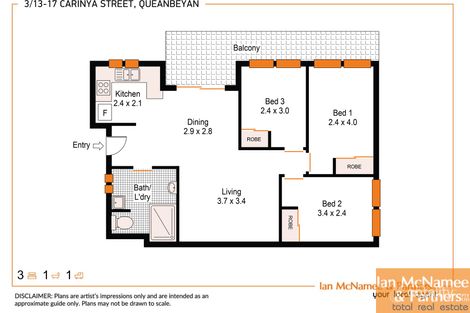 Property photo of 3/13-17 Carinya Street Queanbeyan NSW 2620