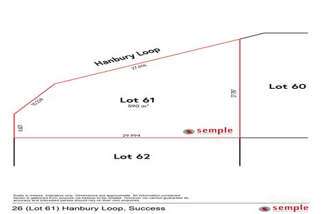 Lot 61/26 Hanbury Loop, Success, WA 6164