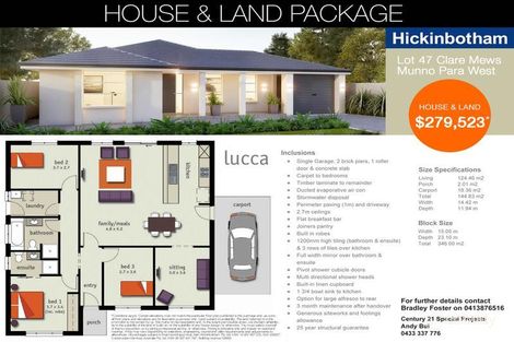 Property photo of LOT 47 Clare Mews Munno Para West SA 5115