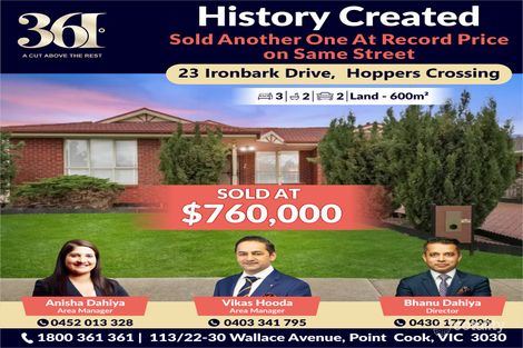 Property photo of 23 Ironbark Drive Hoppers Crossing VIC 3029