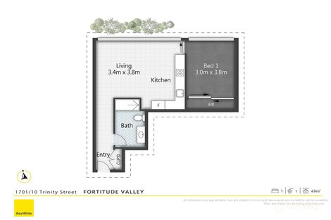 Property photo of 1701/10 Trinity Street Fortitude Valley QLD 4006