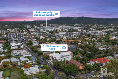 Property photo of 31/66 Lambert Road Indooroopilly QLD 4068