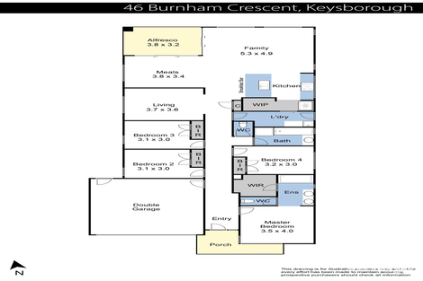 Property photo of 46 Burnham Crescent Keysborough VIC 3173