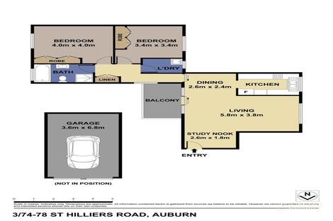 Property photo of 3/74-78 St Hilliers Road Auburn NSW 2144