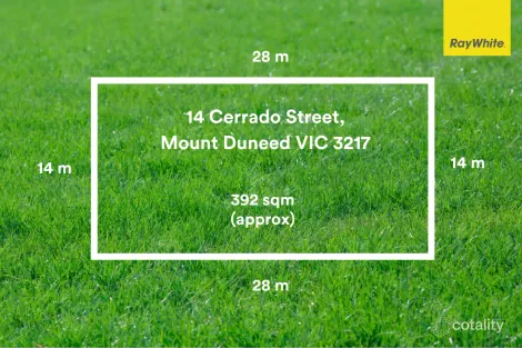 14 CERRADO ST, MOUNT DUNEED, VIC 3217