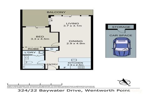 Property photo of 324/22 Baywater Drive Wentworth Point NSW 2127