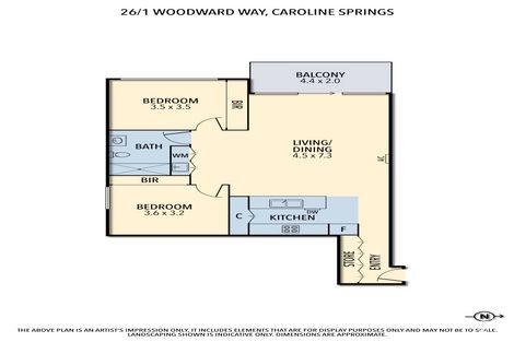 Property photo of 26/1 Woodward Way Caroline Springs VIC 3023