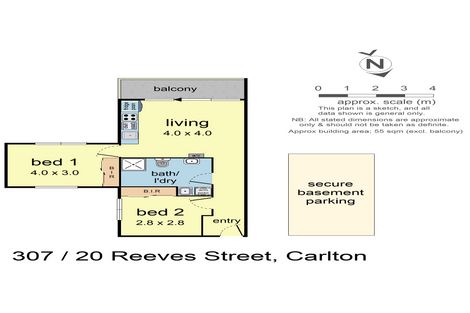 Property photo of 307/20 Reeves Street Carlton VIC 3053