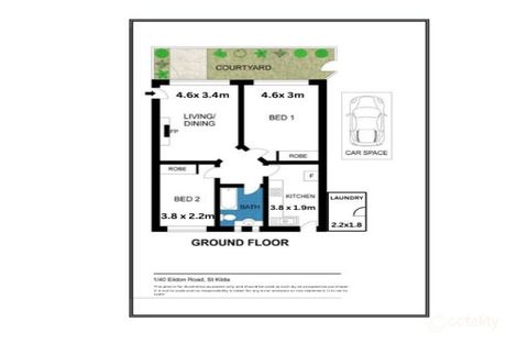 1/40 Eildon Rd, St Kilda, VIC 3182