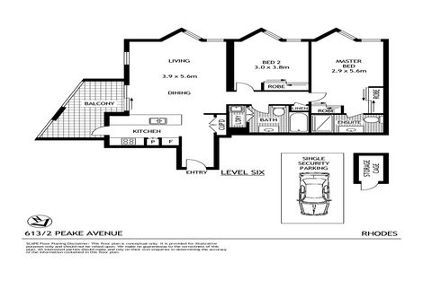 613/2 Peake Ave, Rhodes, NSW 2138