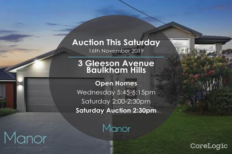 Property photo of 3 Gleeson Avenue Baulkham Hills NSW 2153