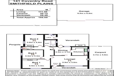 Property photo of 141 Coventry Road Smithfield Plains SA 5114