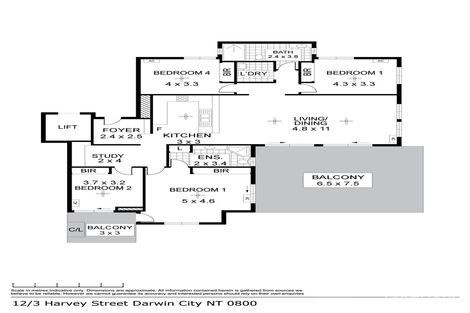 Property photo of 12/3 Harvey Street Darwin City NT 0800