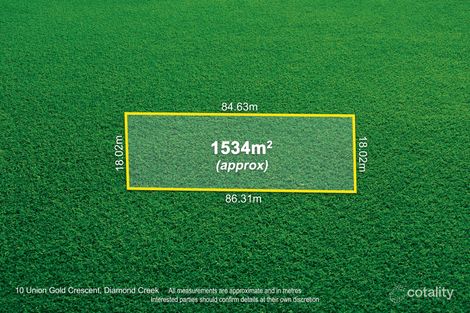 10 Union Gold Cres, Diamond Creek, VIC 3089