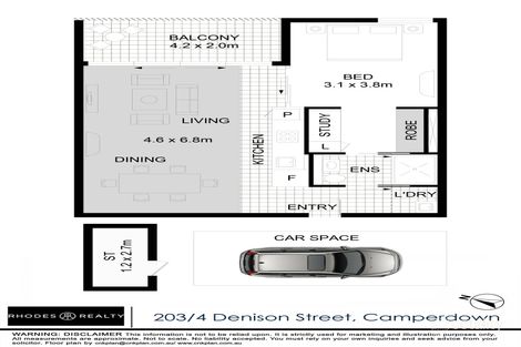 203/4 Denison St, Camperdown, NSW 2050