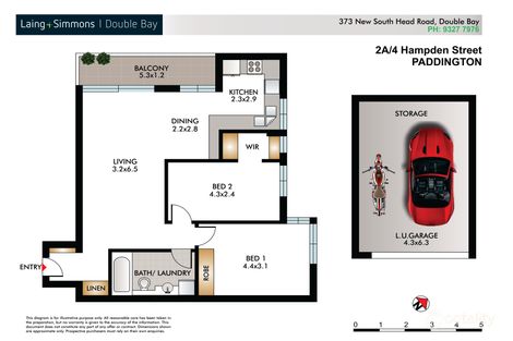 Property photo of 2A/4 Hampden Street Paddington NSW 2021