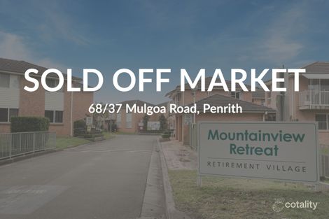 Property photo of 68/37 Mulgoa Road Penrith NSW 2750