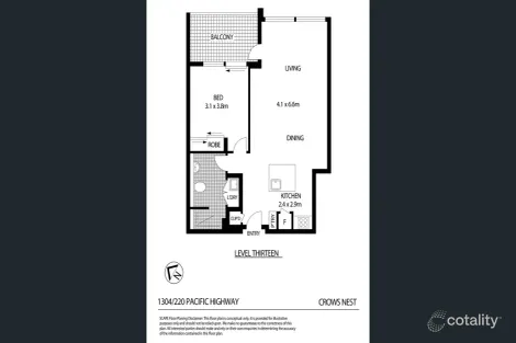 Property photo of 1304/220 Pacific Highway Crows Nest NSW 2065