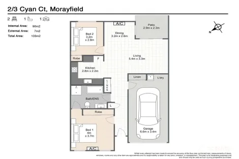 Property photo of 2/3 Cyan Court Morayfield QLD 4506