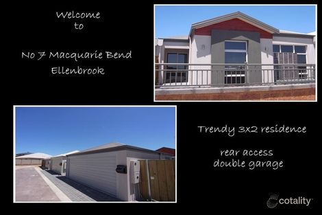Property photo of 7 Macquarie Bend Ellenbrook WA 6069