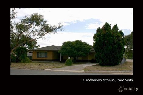 30 Malbanda Ave, Para Vista, SA 5093