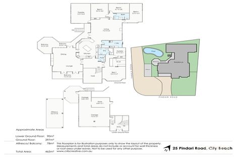 Property photo of 25 Pindari Road City Beach WA 6015