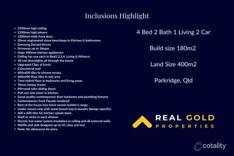 Property photo of 10 Redcomb Drive Park Ridge QLD 4125