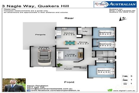 Property photo of 3 Nagle Way Quakers Hill NSW 2763