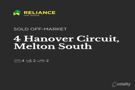 4 Hanover Cct, Melton South, VIC 3338