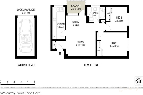 9/2 Murray St, Lane Cove North, NSW 2066