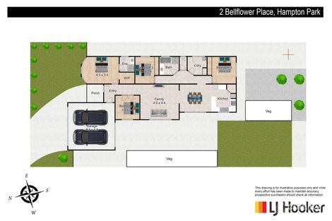 Property photo of 2 Bellflower Place Hampton Park VIC 3976