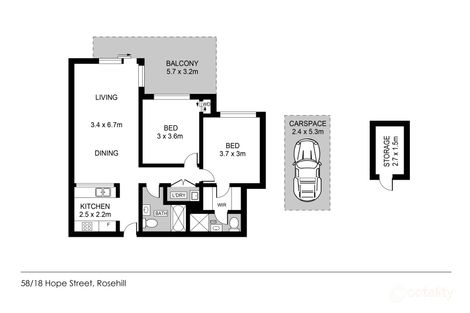 58/18-22a Hope St, Rosehill, NSW 2142