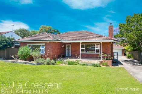 Property photo of 5 Ula Crescent Baulkham Hills NSW 2153