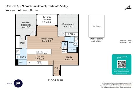 2102/275 Wickham St, Fortitude Valley, QLD 4006