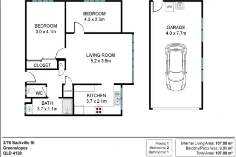 Property photo of 2/76 Sackville Street Greenslopes QLD 4120