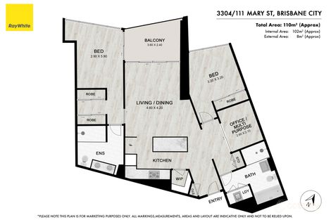 3304/111 Mary St, Brisbane City, QLD 4000