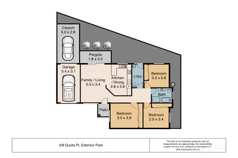 Property photo of 2/8 Quota Place Edensor Park NSW 2176