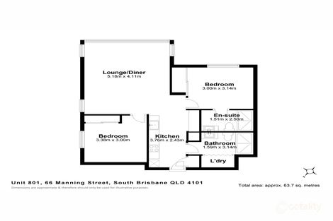 Property photo of 801/66 Manning Street South Brisbane QLD 4101