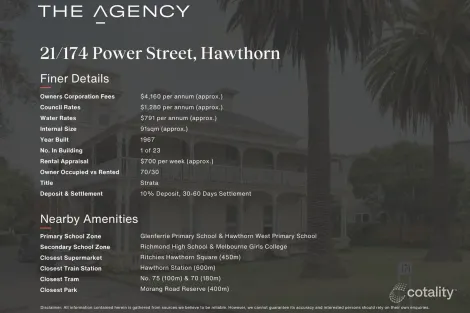 Property photo of 21/174 Power Street Hawthorn VIC 3122